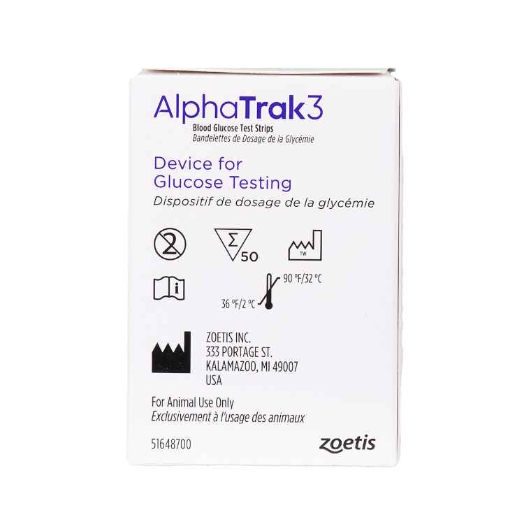 Picture of ALPHATRAK 3 TEST STRIPS CATS/DOGS/HORSES 50's (su12)