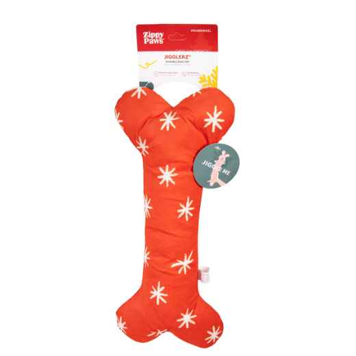 Picture of XMAS HOLIDAY CANINE ZIPPYPAWS JIGGLERZ - Festive Bone 