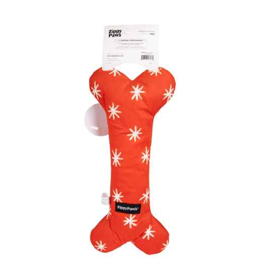 Picture of XMAS HOLIDAY CANINE ZIPPYPAWS JIGGLERZ - Festive Bone 