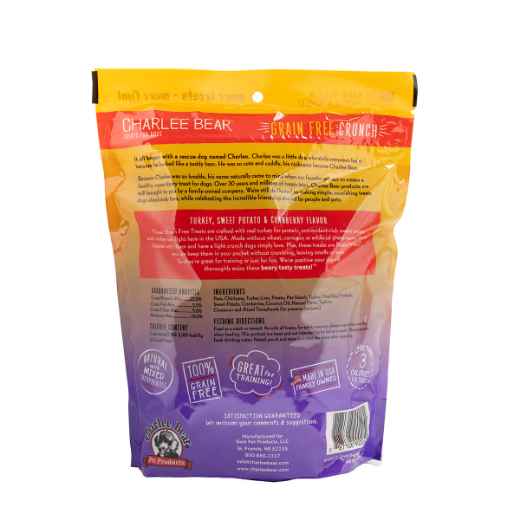 Picture of TREAT CANINE CHARLEE BEAR CRUNCH with Turkey/Sweet Potato/Cranberry - 8oz/226g