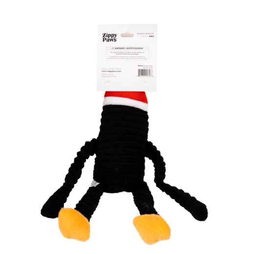 Picture of XMAS HOLIDAY CANINE ZIPPYPAWS Holiday Crinkle Penguin - Small 