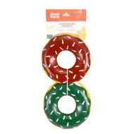 Picture of XMAS HOLIDAY CANINE ZIPPYPAWS Holiday Latex Donutz - 2/pk 