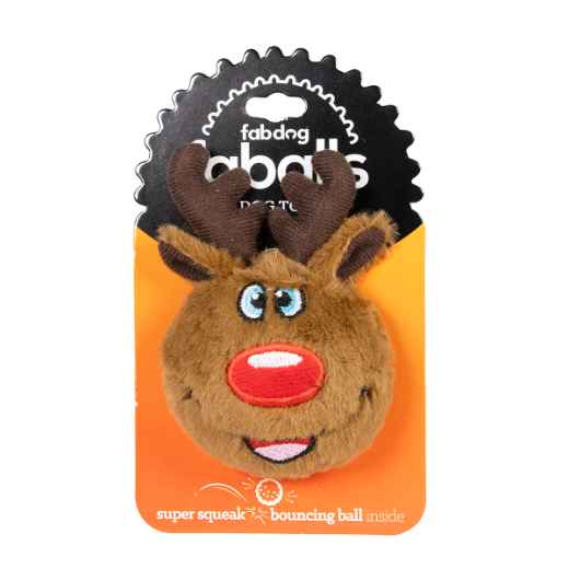 Picture of XMAS HOLIDAY CANINE FABDOG REINDEER FABALL - Small 