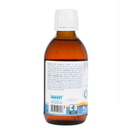 Picture of UBAVET UBAMEG EFA OMEGA 3 4 BLEND LIQUID - 250ml