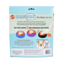 Picture of TOY DOG EASY-TALK Recordable Buttons Set - 3/pk
