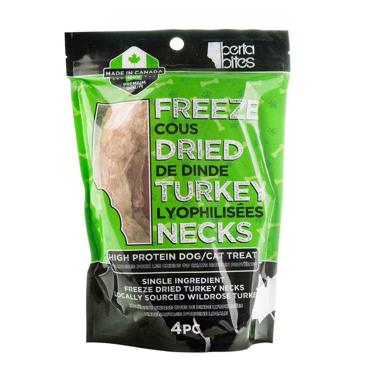 Picture of TREAT CANINE BERTA BITES FD TURKEY NECK - 4/pk