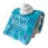 Picture of TOY DOG Hide'n Seek Birthday Roll Cake Blue - 13.5in