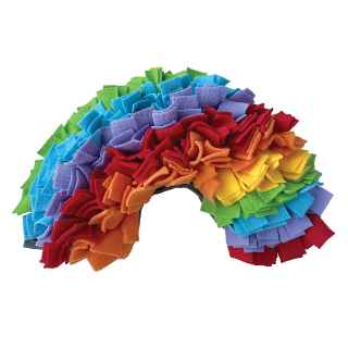 Picture of TOY DOG One Love Snuffle Mat Rainbow - 5.5in