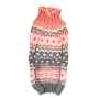 Picture of SWEATER CANINE Chilly Dog Peach Fairisle - Medium