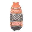 Picture of SWEATER CANINE Chilly Dog Peach Fairisle - Large