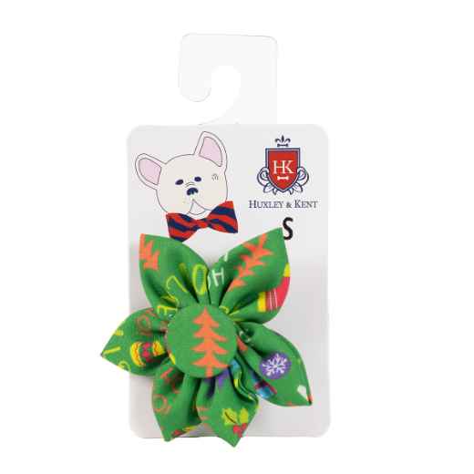 Picture of XMAS CANINE PINWHEEL NECK WEAR Merry & Bright - Small