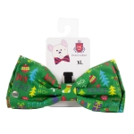 Picture of XMAS CANINE BOW TIE Merry & Bright- X Large