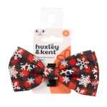 Picture of XMAS CANINE BOW TIE Buffalo & Snowflakes - Large