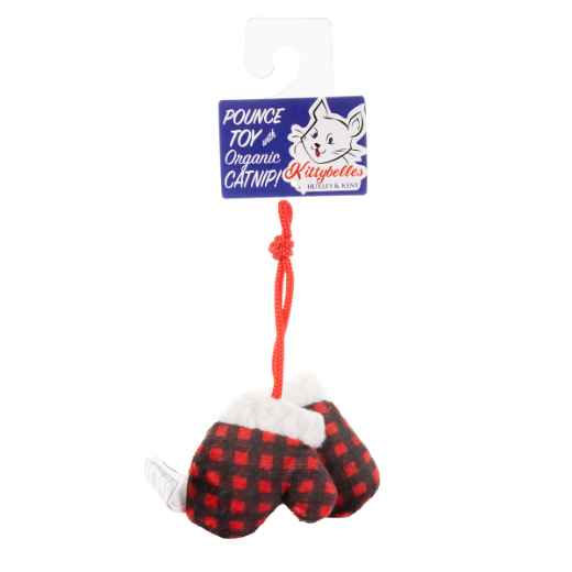 Picture of XMAS HOLIDAY FELINE Kittybelles Mitten for Kittens Catnip Toy 