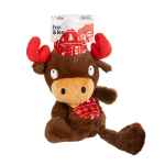 Picture of XMAS HOLIDAY CANINE LULUBELLES POWER PLUSH Mistletoe Moose - Large