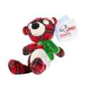 Picture of XMAS HOLIDAY CANINE LULUBELLES POWER PLUSH Plaidington Bear - Small 