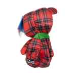 Picture of XMAS HOLIDAY CANINE LULUBELLES POWER PLUSH Plaidington Bear - Large 