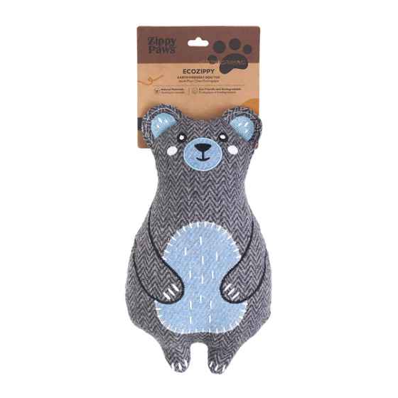 Picture of TOY DOG ZIPPYPAWS ecoZippy Cotton Cuddler - Bear