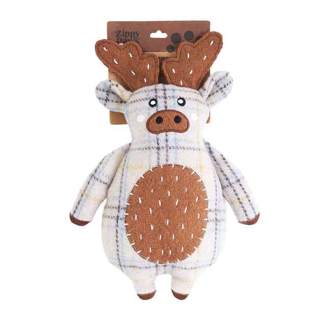 Picture of TOY DOG ZIPPYPAWS ecoZippy Cotton Cuddler - Moose