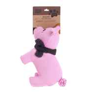 Picture of TOY DOG ZIPPYPAWS ecoZippy Cotton Cuddler - Pig