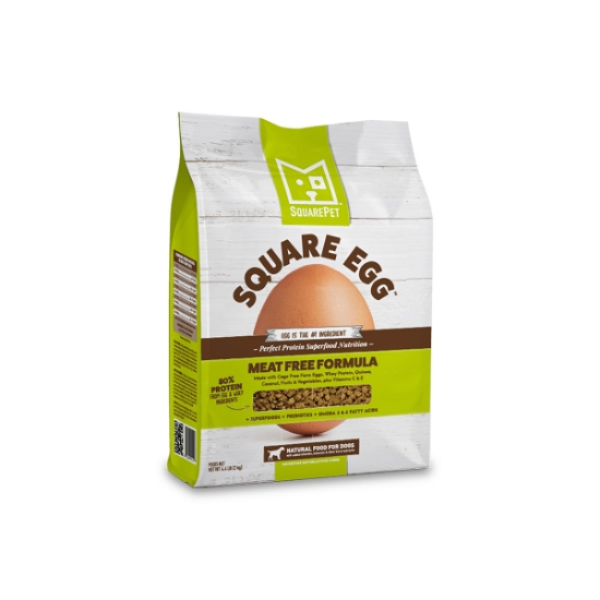 Picture of CANINE SQUAREPET Square Egg Meat Free - 2kg/4.4lb