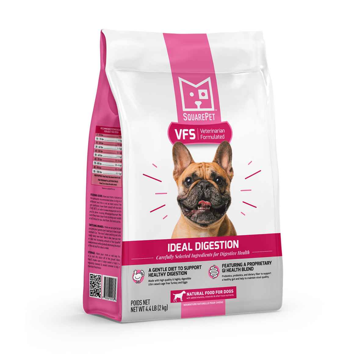 Picture of CANINE SQUAREPET VFS Ideal Digestion Formula - 2kg/4.4lb