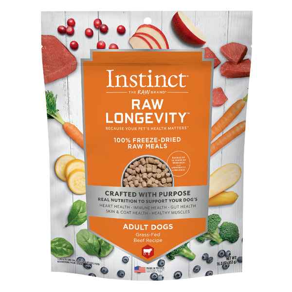 Picture of CANINE INSTINCT DOG RAW LONGEVITY FREEZE DRIED ADULT DOGS Beef - 16oz