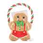 Picture of XMAS HOLIDAY CANINE SILVERPAW Gingerman Cookie Rope Toy 