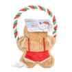 Picture of XMAS HOLIDAY CANINE SILVERPAW Gingerman Cookie Rope Toy 