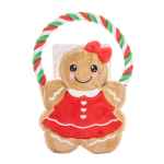Picture of XMAS HOLIDAY CANINE SILVERPAW Ginger Lady Cookie Rope Toy 