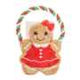 Picture of XMAS HOLIDAY CANINE SILVERPAW Ginger Lady Cookie Rope Toy 