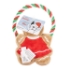 Picture of XMAS HOLIDAY CANINE SILVERPAW Ginger Lady Cookie Rope Toy 