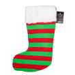 Picture of XMAS HOLIDAY SILVER PAW UGLY STOCKING - Just Chillin Snowman 