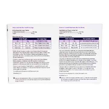 Show details for DENAMARIN 425mg TABLETS for LARGE DOGS - 30s Picture of DENAMARIN 425mg TABLETS for LARGE DOGS - 30s