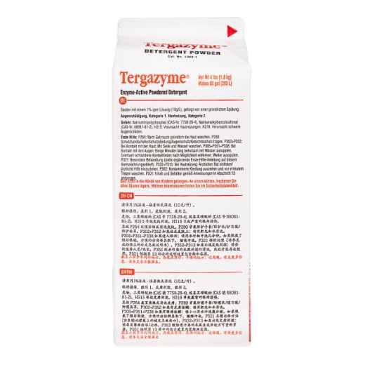 Picture of TERGAZYME ENZYME ACTIVE POWDER DETERGENT - 4lb/box