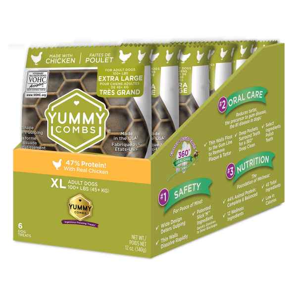 Picture of YUMMY COMBS CHICKEN TRAIL SIZE XLARGE - 6s