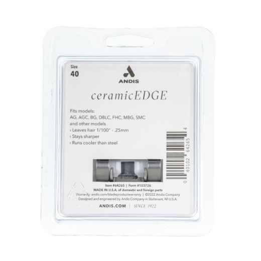 Picture of CLIPPER BLADE ANDIS #40 CeramicEdge - 0.25mm (64265) 