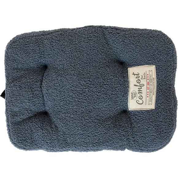 Picture of PET BED UNLEASHED Chill Gusset Bed Teddy Grey - 19in x 12in