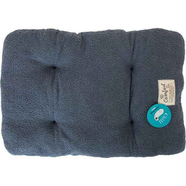 Picture of PET BED UNLEASHED Chill Gusset Bed Teddy Grey - 36in x 23in