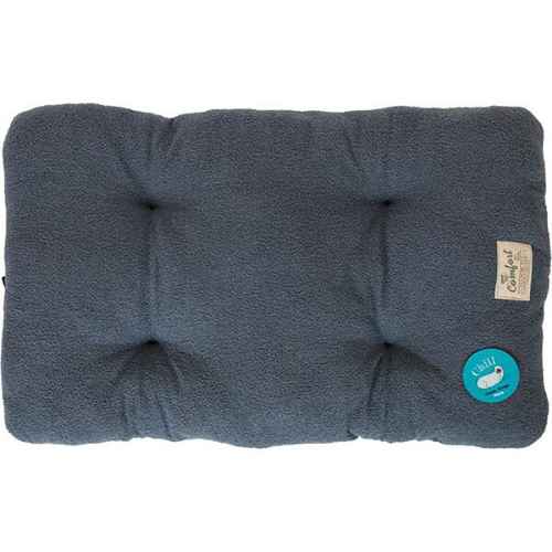 Picture of PET BED UNLEASHED Chill Gusset Bed Teddy Grey - 48in x 30in