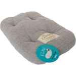 Picture of PET BED UNLEASHED Chill Gusset Bed Teddy Light Grey - 19in x 12in