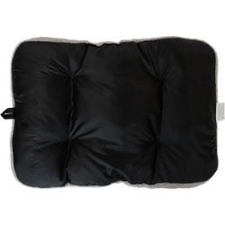 Picture of PET BED UNLEASHED Chill Gusset Bed Teddy Light Grey - 30in x 20in
