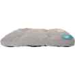 Picture of PET BED UNLEASHED Chill Gusset Bed Teddy Light Grey - 36in x 23in