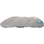 Picture of PET BED UNLEASHED Chill Gusset Bed Teddy Light Grey - 36in x 23in