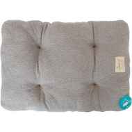 Picture of PET BED UNLEASHED Chill Gusset Bed Teddy Light Grey - 42in x 28in