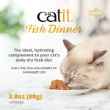 Picture of CATIT FISH DINNER WITH CRAB FLAVOR & PUMPKIN - 6 x 80g/2.8oz