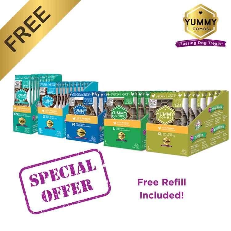 Picture of YUMMY COMBS CHICKEN CUBE SAMPLE DISPLAY - 40s + FREE REFILL