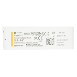 Picture of MAGELLAN HYPO SAFETY NEEDLE 25g x 5/8in (Orange) - 50s 