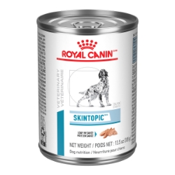 Picture of Royal Canin Veterinary Diet SKINTOPIC Wet Dog Food - 12 X 385gm cans