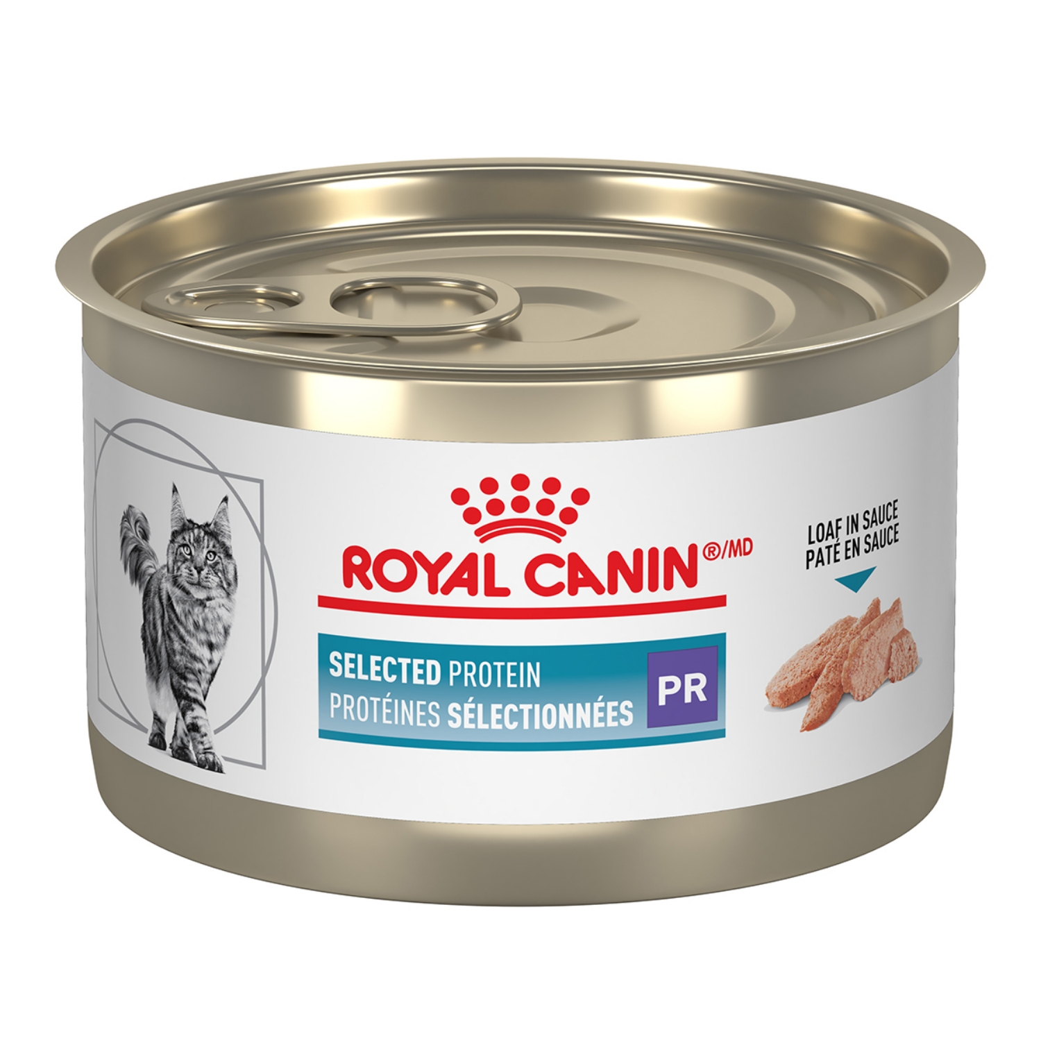 Picture of Royal Canin Veterinary Diet SELECTED PROTEIN PR Wet Cat Food - 24 X 145gm cans